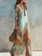 Laure | Abito Chemisier Mediterraneo