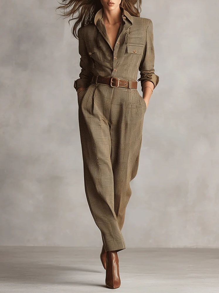 Lucinda – Elegante Tuta in Tweed