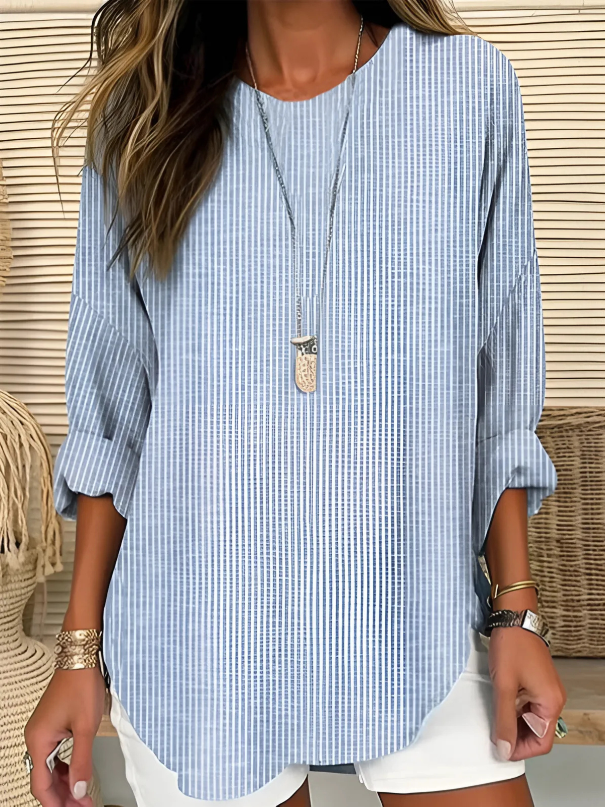 Olivia | Blusa a righe alla moda