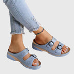 Diora™ | Sandali in pelle ortopedici