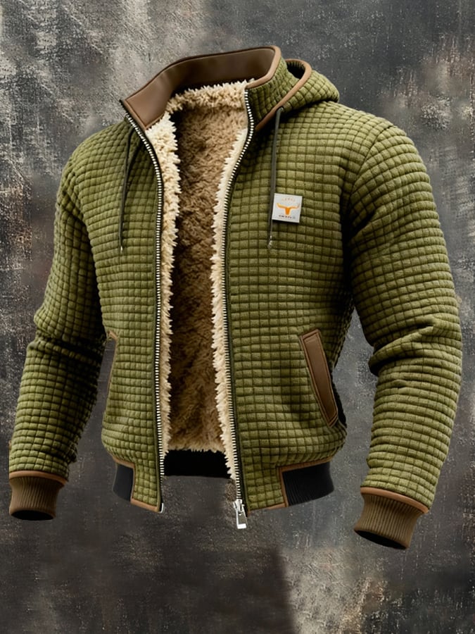 Lars | Giacca invernale imbottita con Teddy-Fleece e struttura a nido d'ape