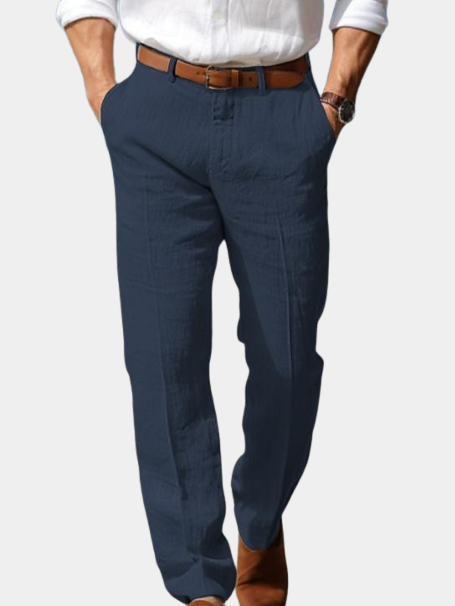 Luc | Pantaloni in Lino da Uomo
