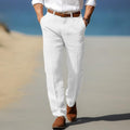 Luc | Pantaloni in Lino da Uomo
