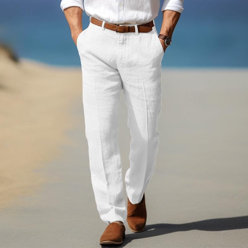 Luc | Pantaloni in Lino da Uomo