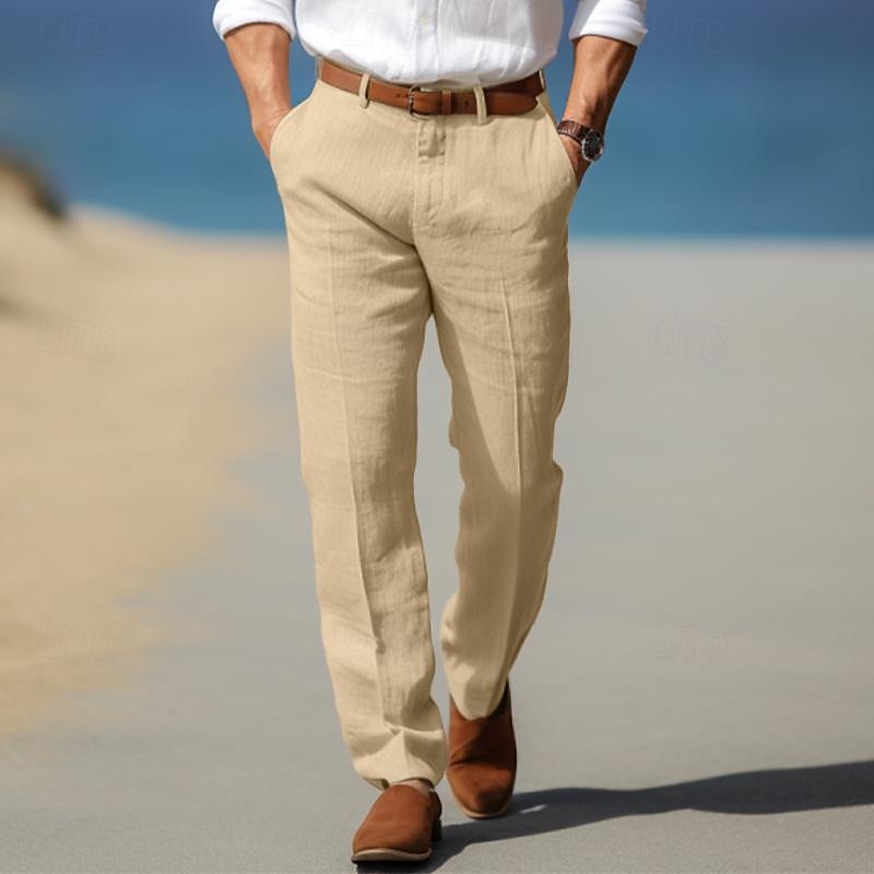 Luc | Pantaloni in Lino da Uomo