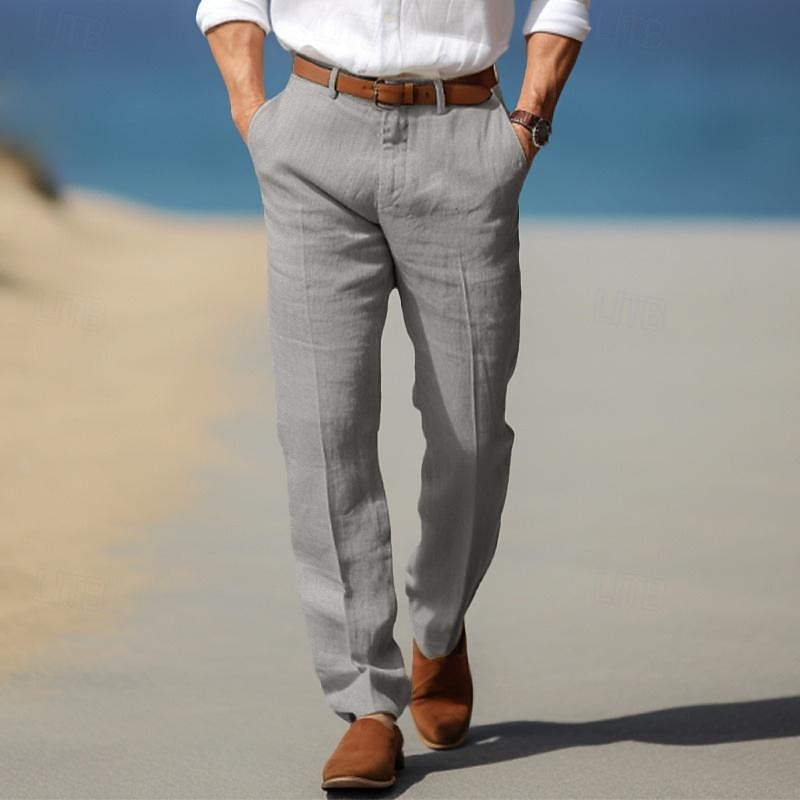Luc | Pantaloni in Lino da Uomo