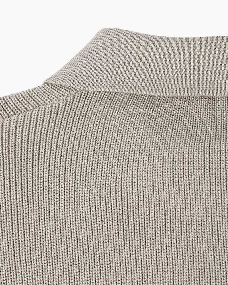 Arno | Maglione in Cotone con Mezza Zip