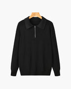 Arno | Maglione in Cotone con Mezza Zip