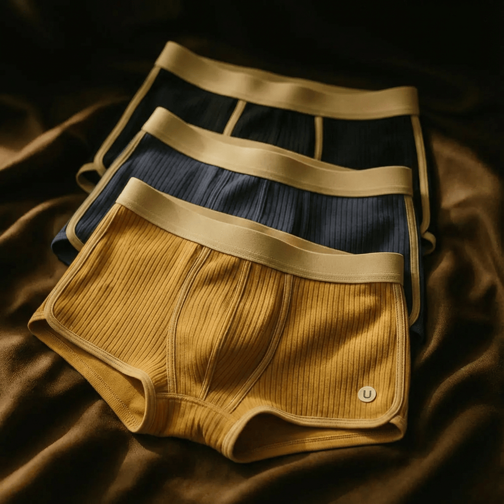 Set di boxer in cotone a coste Zalecta (3 pezzi)
