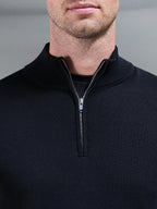 Laurent | Maglione Mezza Zip Elegante