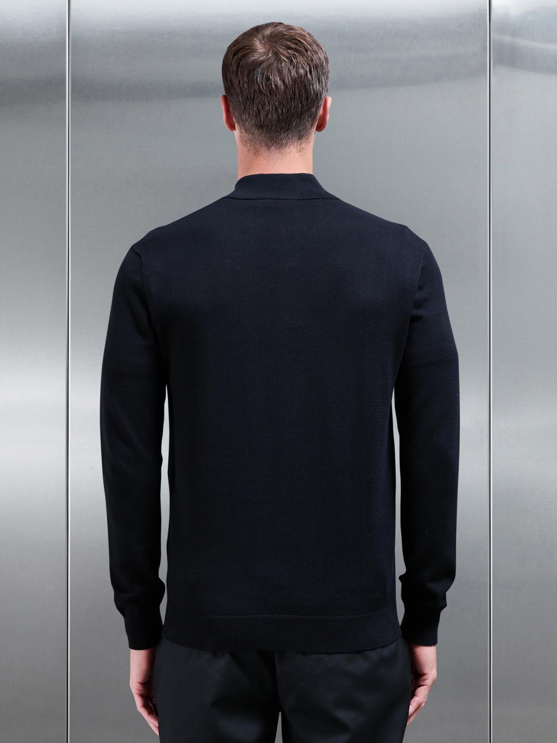 Laurent | Maglione Mezza Zip Elegante