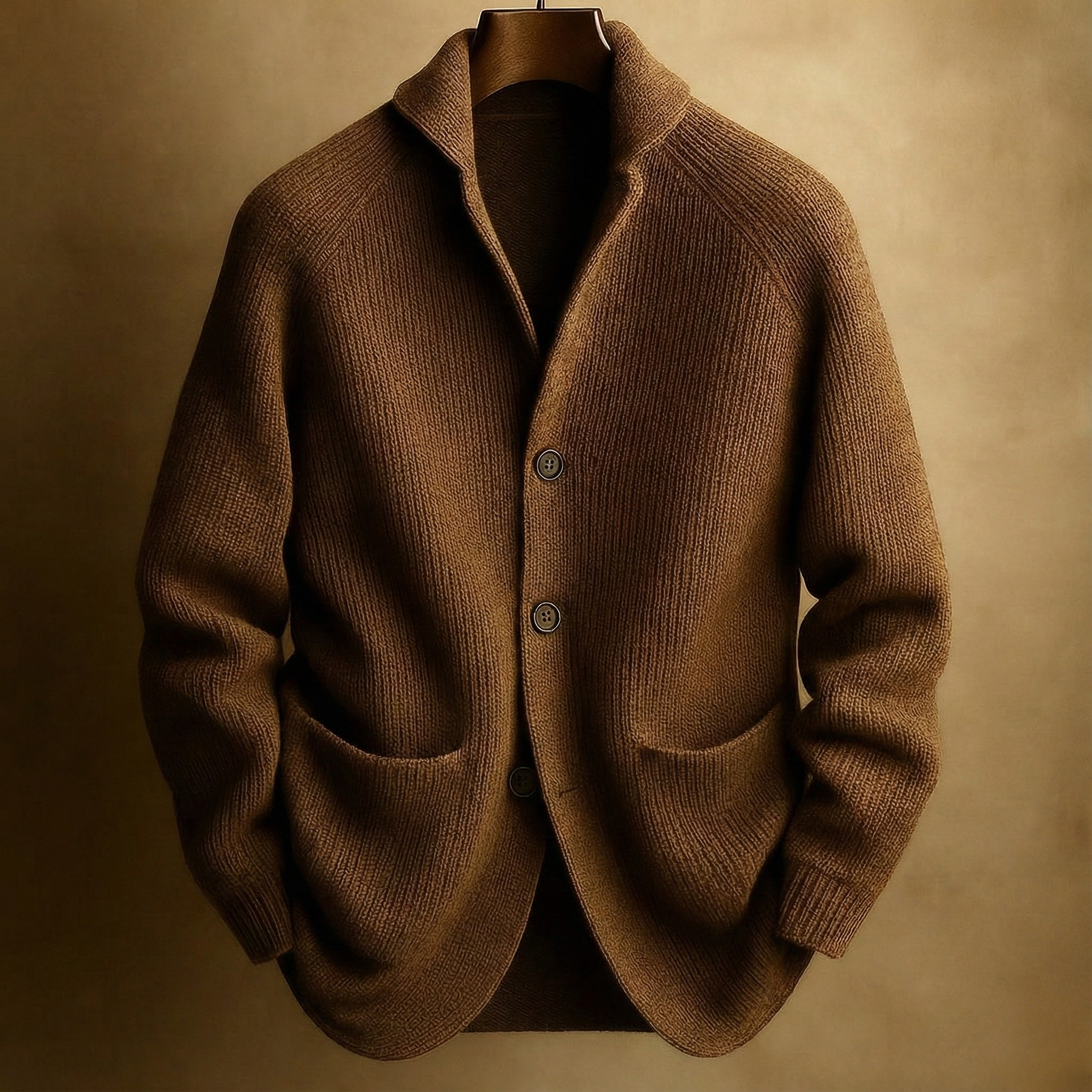 Benjamin | Cardigan con Collo a Sciarpa