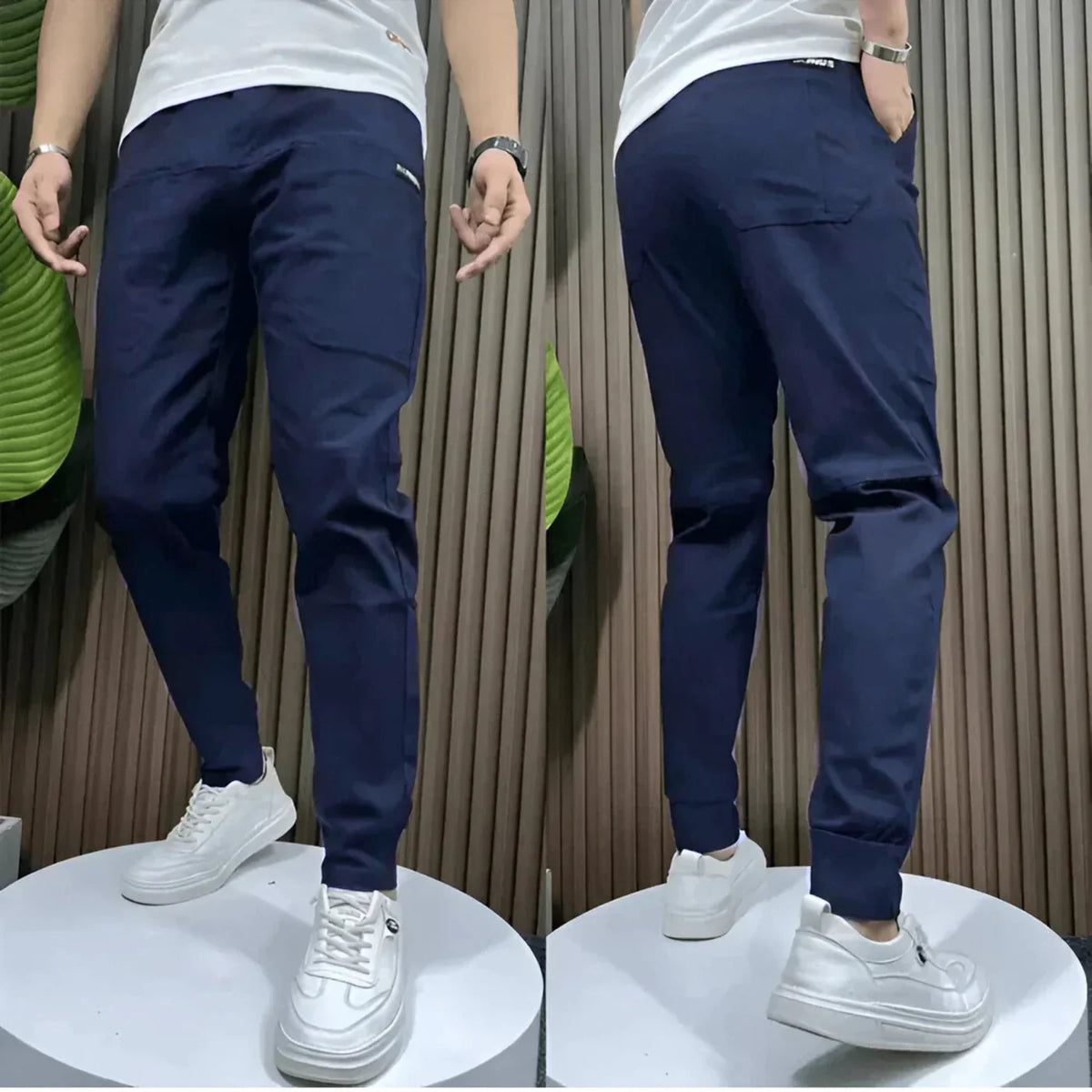 Zalecta | Pantaloni Cargo Moderni Stretch