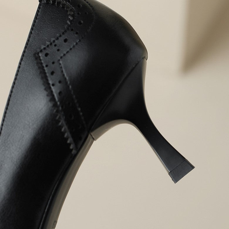 Célora Scarpe con Tacco in Pelle