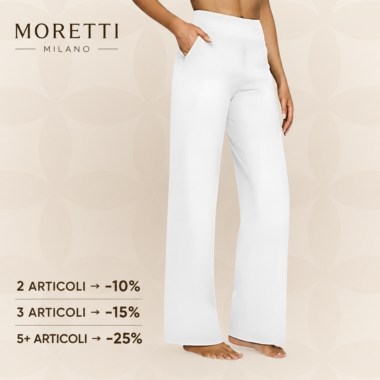 Moretti Milano | Sofia – Pantaloni Stretch Comodi