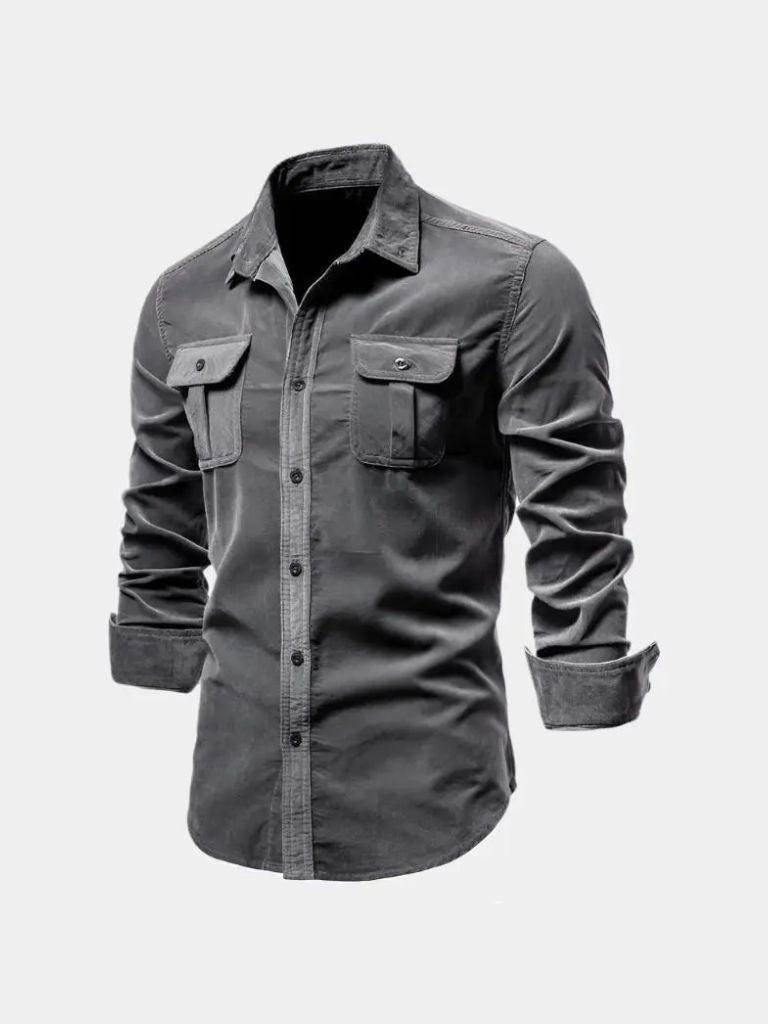 Matthijs | Camicia Casual in Velluto