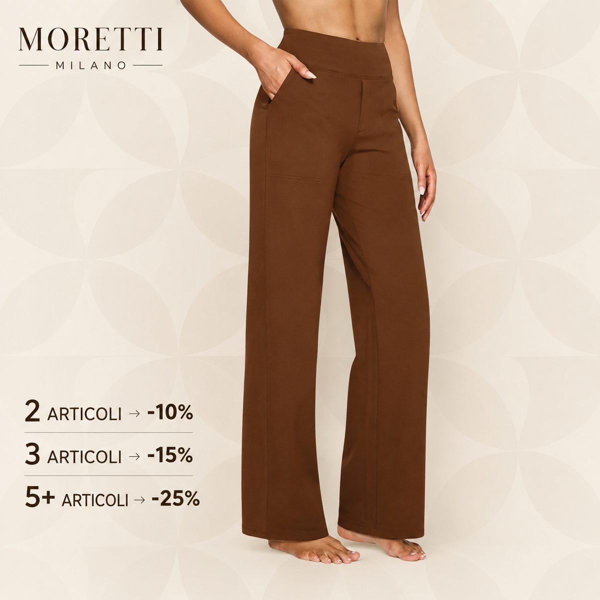 Moretti Milano | Sofia – Pantaloni Stretch Comodi