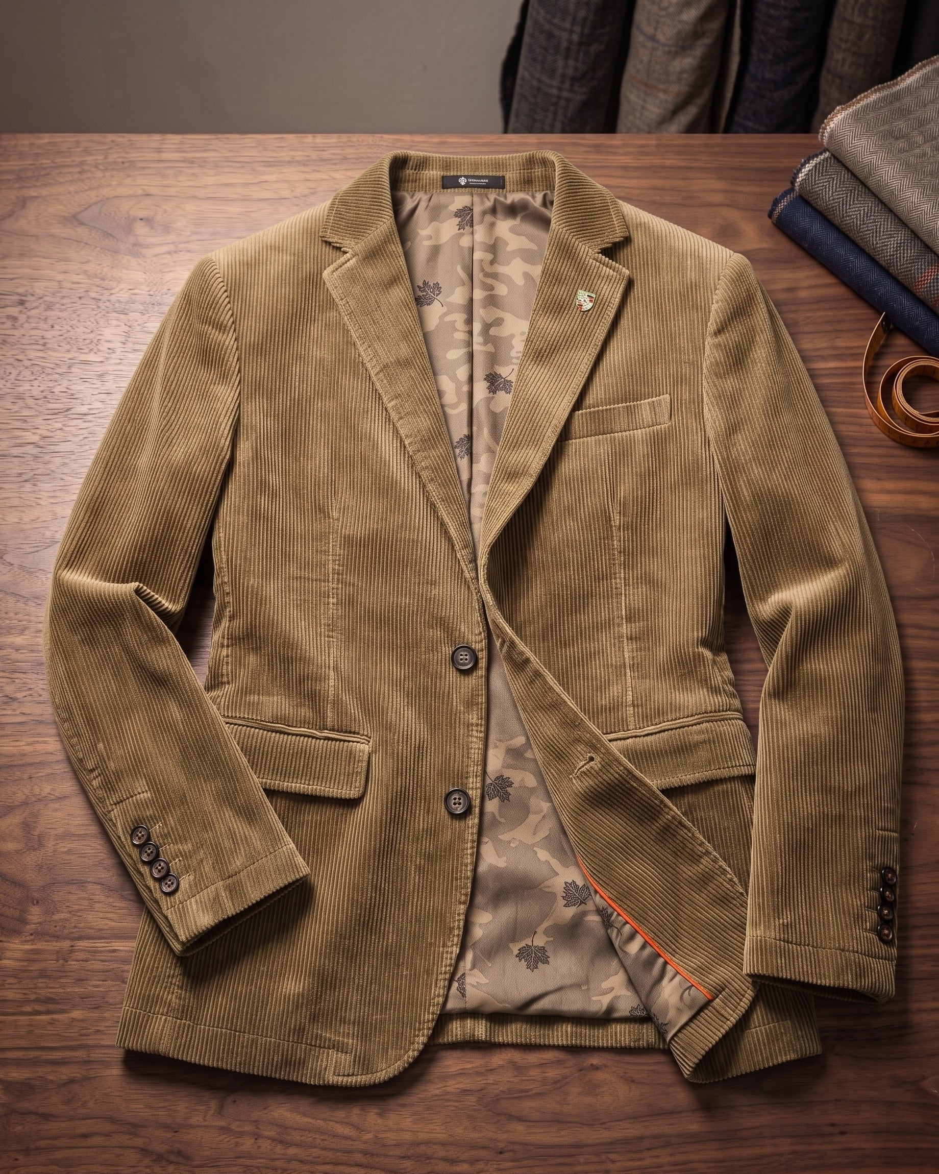 Hugo | Blazer in Velluto a Coste Raffinato