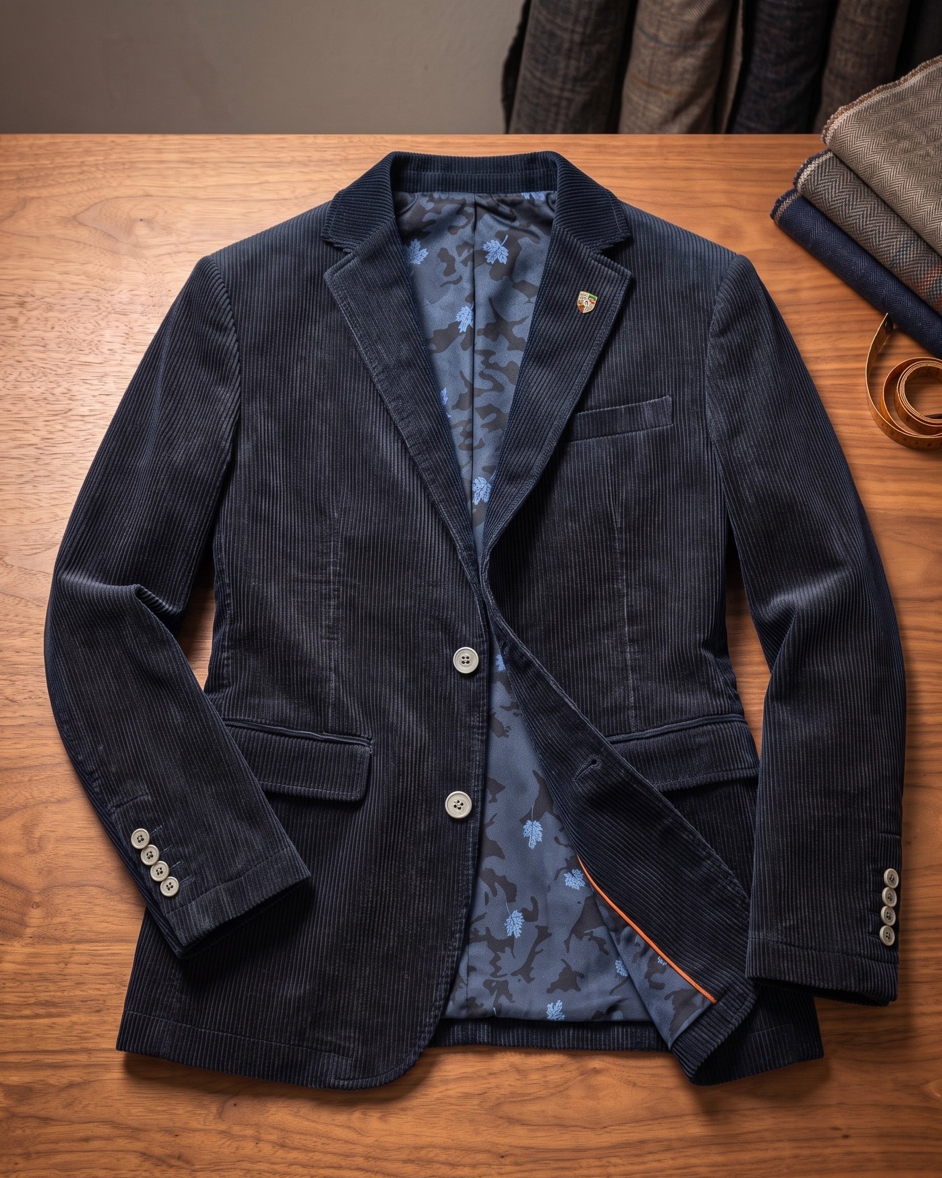 Hugo | Blazer in Velluto a Coste Raffinato