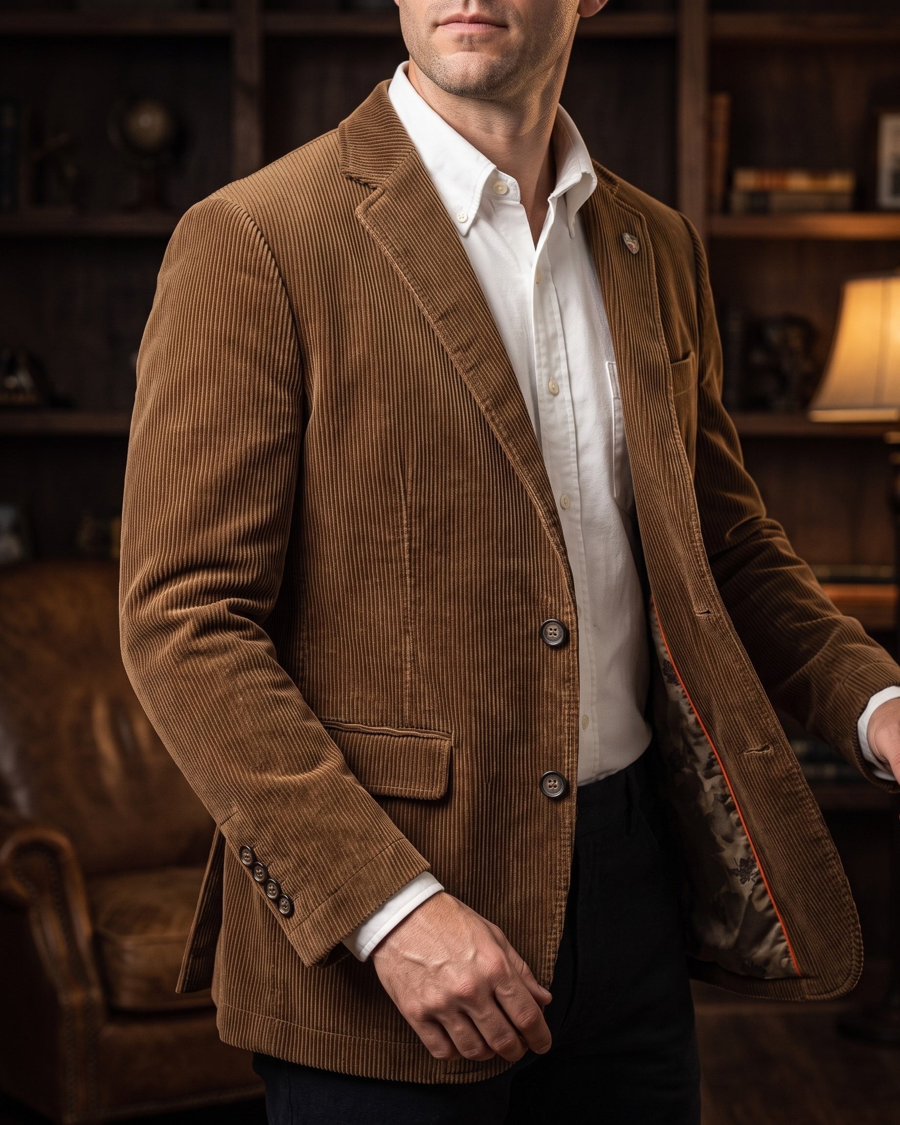 Hugo | Blazer in Velluto a Coste Raffinato