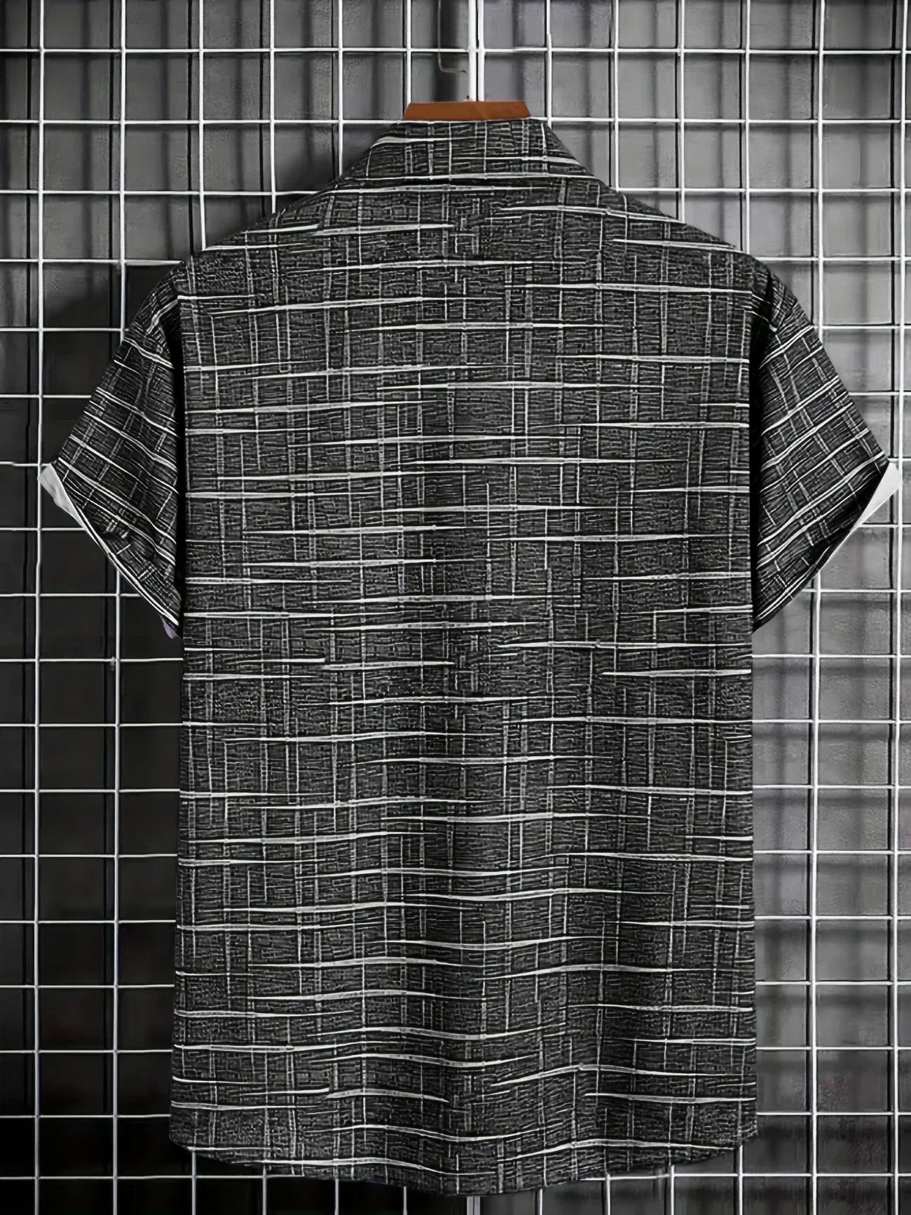 Camicia Haroyan con motivo a righe a quadri alla moda