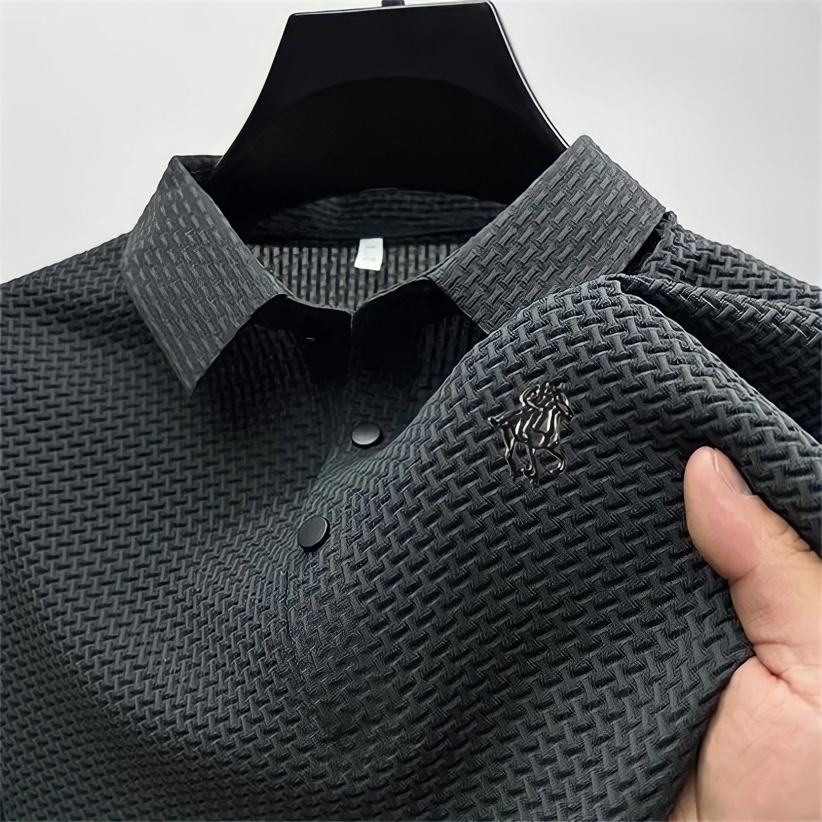 Daan | Polo Slim-Fit Strutturata