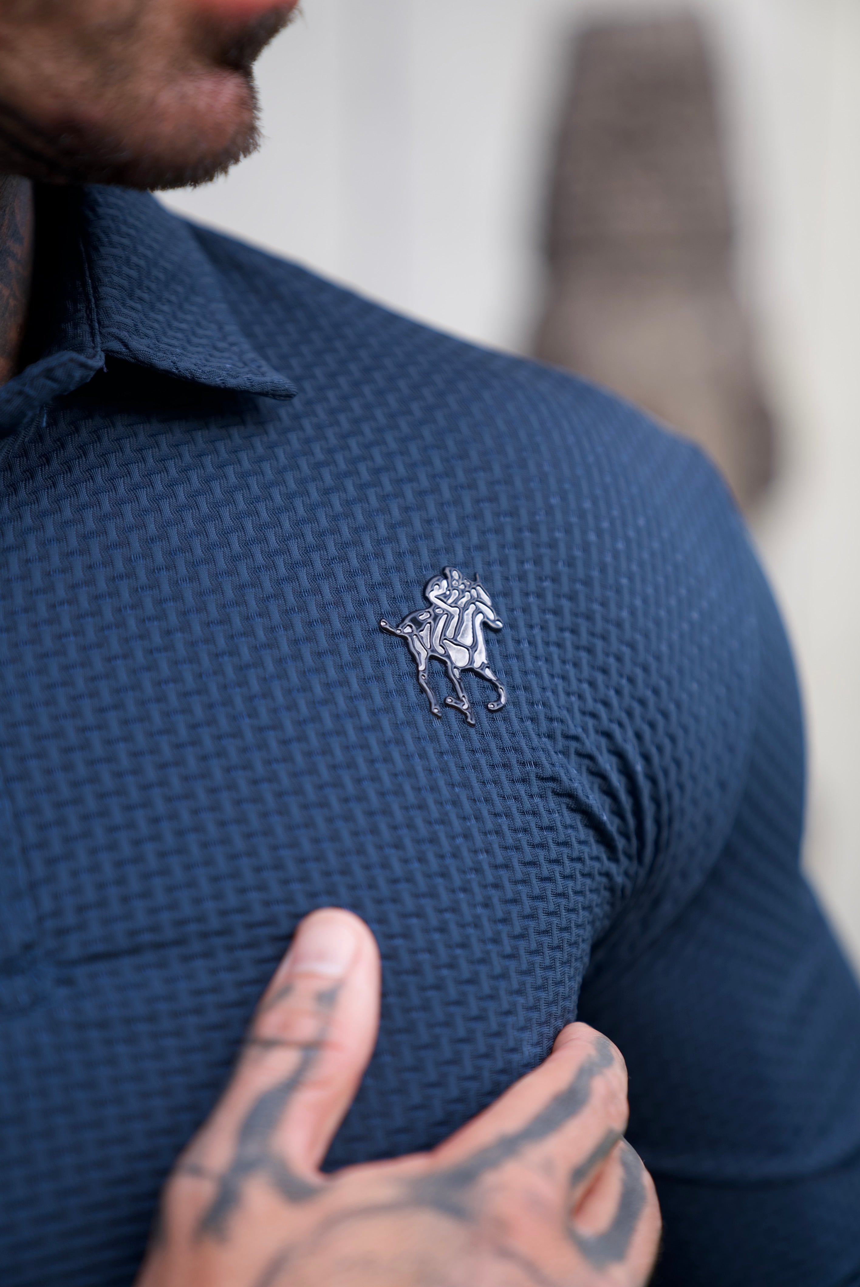 Daan | Polo Slim-Fit Strutturata