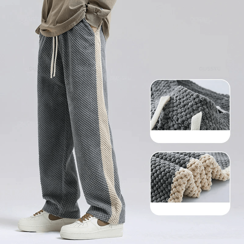Caspar | Pantaloni da Jogging in Waffelcord