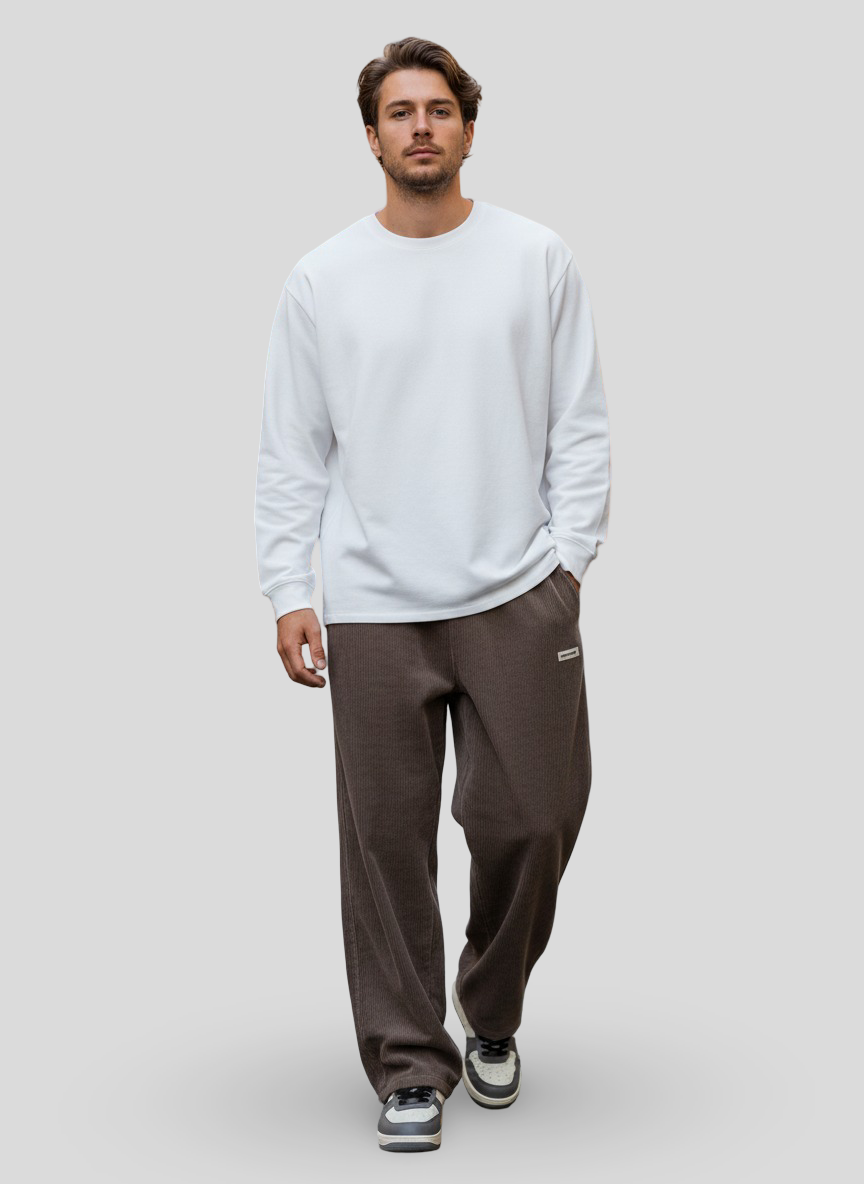 Lucas | Pantaloni in Velluto a Coste Larga