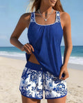 Marie | Tankini stampato a due pezzi