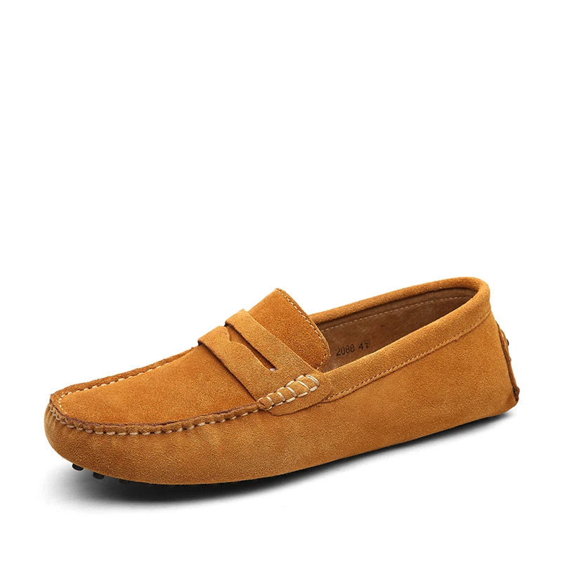 Loafers in suede casual