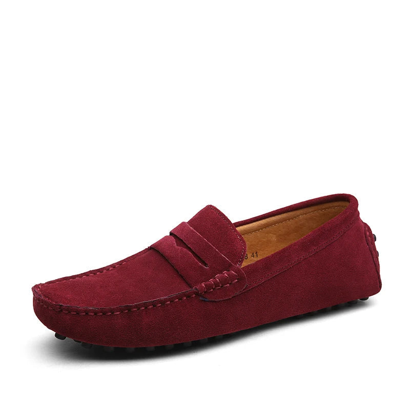 Loafers in suede casual