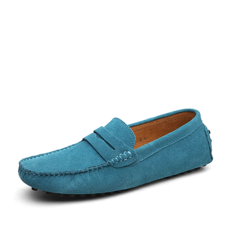 Loafers in suede casual