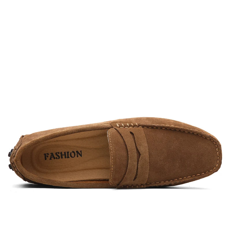 Loafers in suede casual
