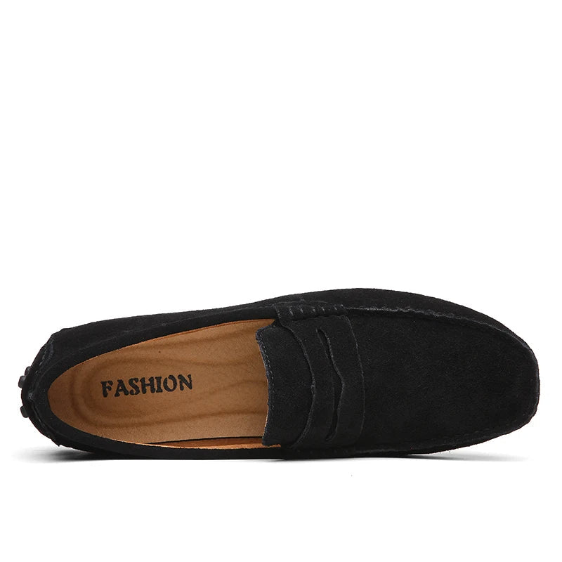 Loafers in suede casual