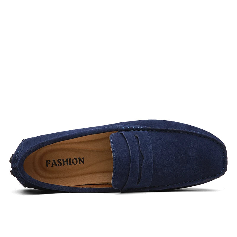 Loafers in suede casual