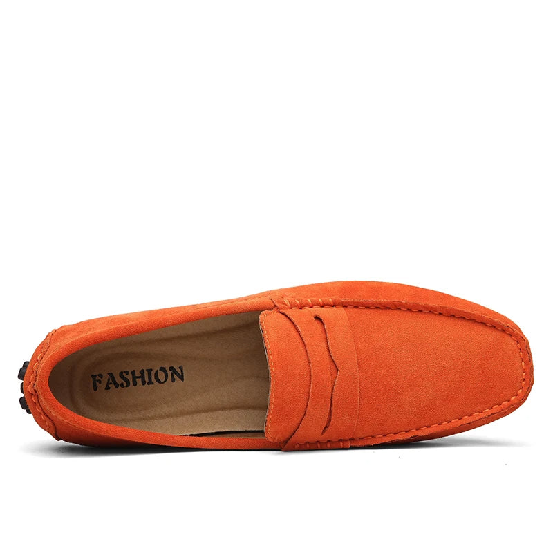 Loafers in suede casual