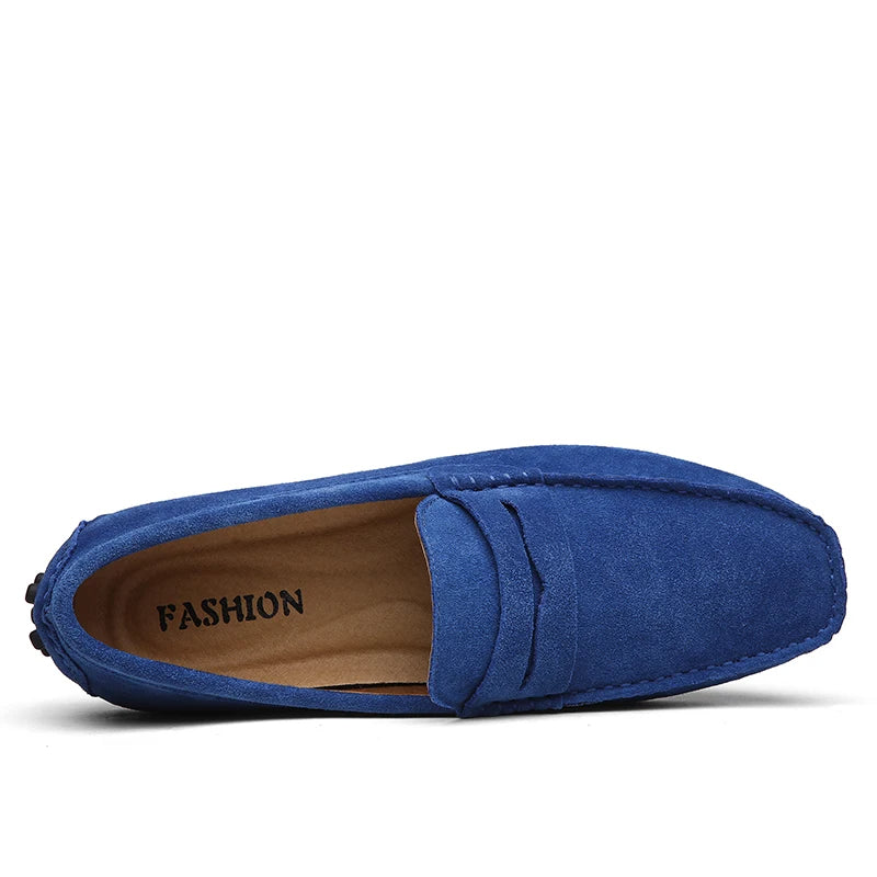Loafers in suede casual