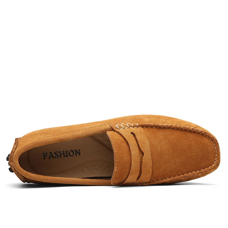Loafers in suede casual