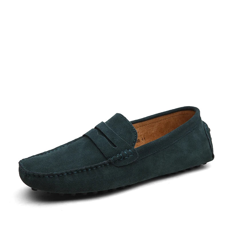 Loafers in suede casual