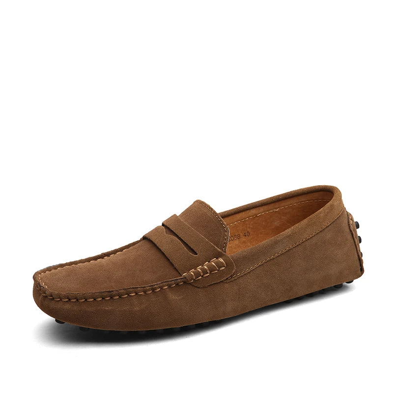 Loafers in suede casual