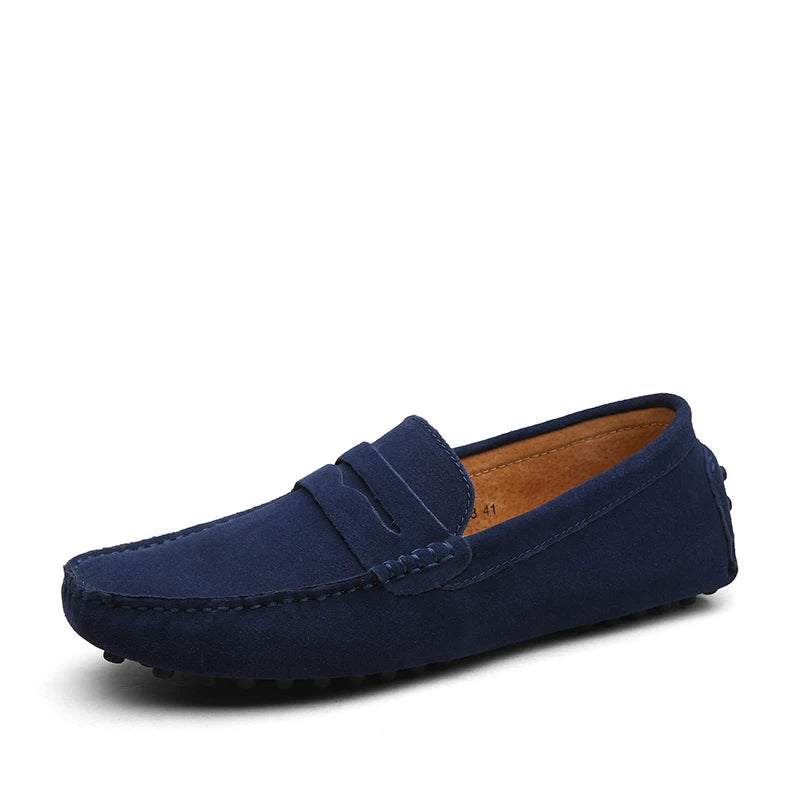 Loafers in suede casual