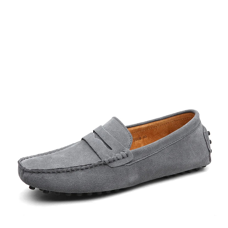 Loafers in suede casual