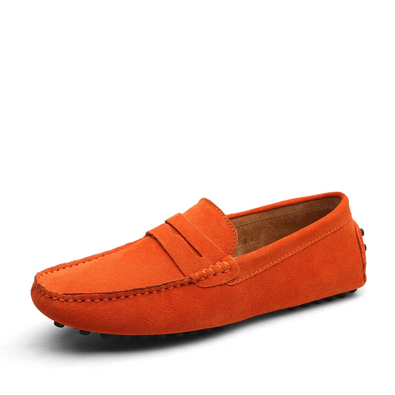 Loafers in suede casual