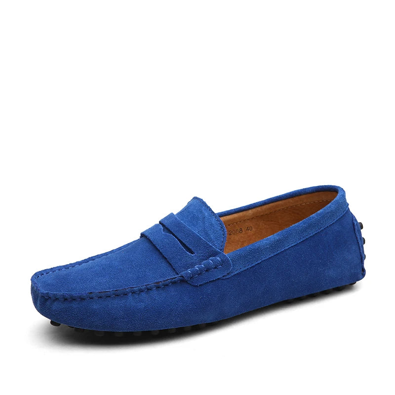 Loafers in suede casual