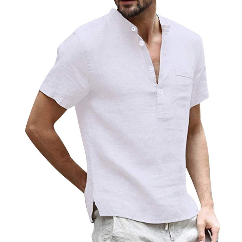 Zalecta | Camicia Casual in Lino