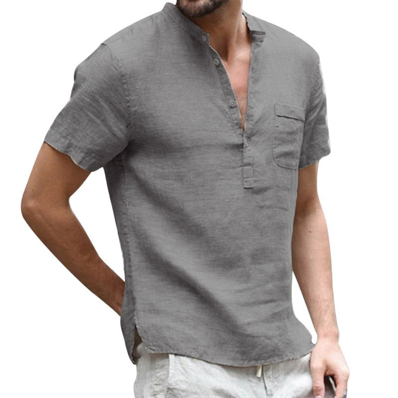 Zalecta | Camicia Casual in Lino