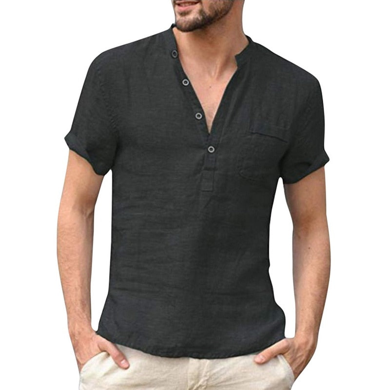 Zalecta | Camicia Casual in Lino