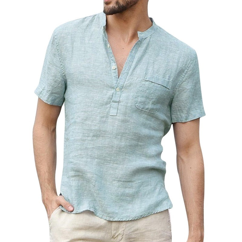 Zalecta | Camicia Casual in Lino