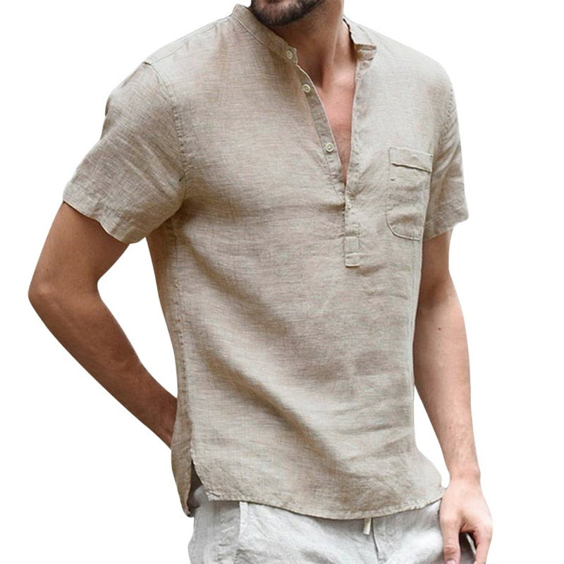 Zalecta | Camicia Casual in Lino
